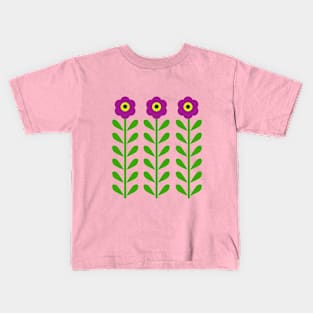 Nordic Flowers Kids T-Shirt